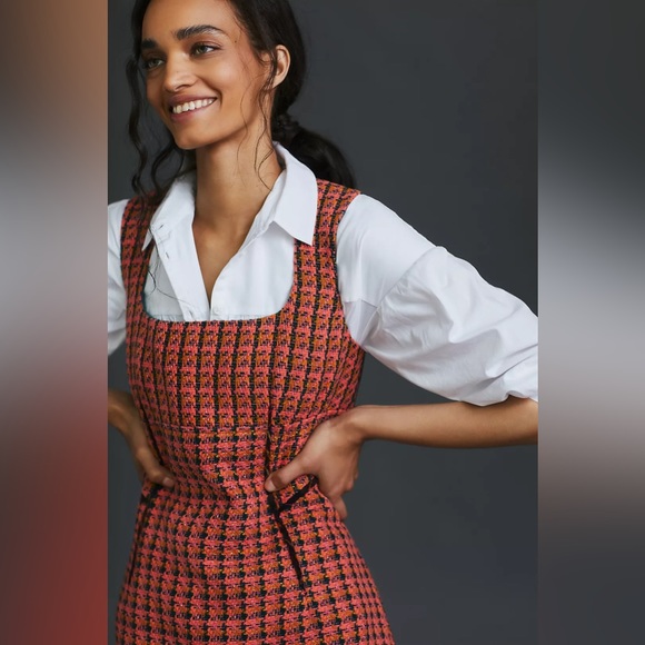 Maeve by Anthropologie Tweed Mini Dress Size 0 - Picture 3 of 6